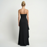 Twisted Off Shoulder Maxi Dress Elegant Long Evening Cocktail Wedding Formal