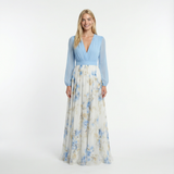 Floral Maxi Dress Relaxed Fit Round Neck Summer Casual Beach Vacation Garden Party