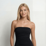 Twisted Off Shoulder Maxi Dress Elegant Long Evening Cocktail Wedding Formal - Walter & Rose